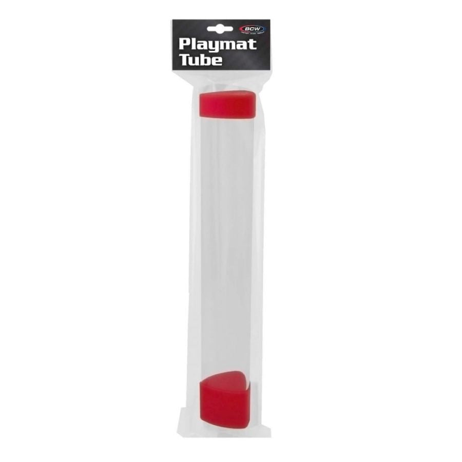 BCW Supplies Playmat Tube with Dice Cap: Red | Deep Dive Games St. Marys