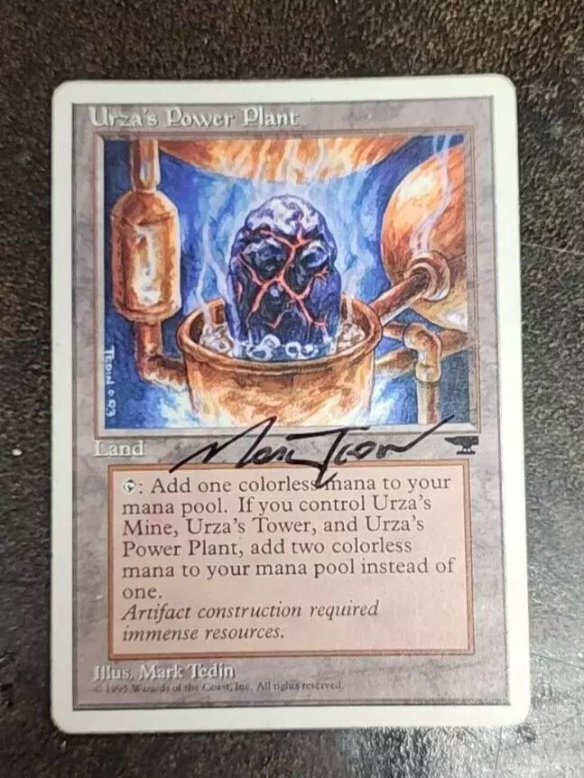 Urza's Power Plant - Signed Copy (Sphere) [Chronicles] | Deep Dive Games St. Marys