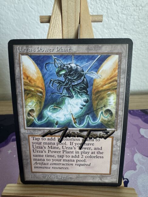 Urza's Power Plant (Insect) [Antiquities] Signed Copy | Deep Dive Games St. Marys