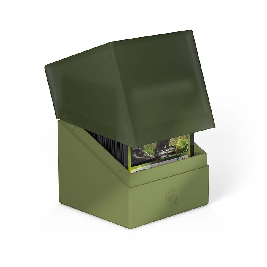 ULTIMATE GUARD: DECK CASE BOULDER 100: KATANA: THE SHOGUN'S JOURNEY (PART 3): SUIREI (GREEN) | Deep Dive Games St. Marys