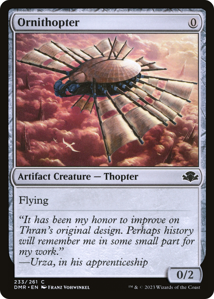 Ornithopter [Dominaria Remastered] | Deep Dive Games St. Marys