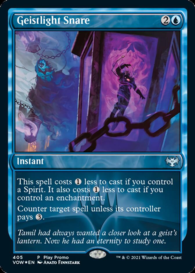 Geistlight Snare (Play Promo) [Innistrad: Crimson Vow] | Deep Dive Games St. Marys