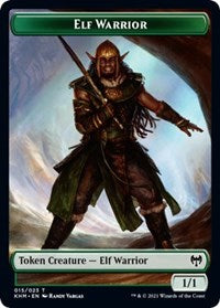 Elf Warrior // Koma's Coil Double-Sided Token [Kaldheim Tokens] | Deep Dive Games St. Marys