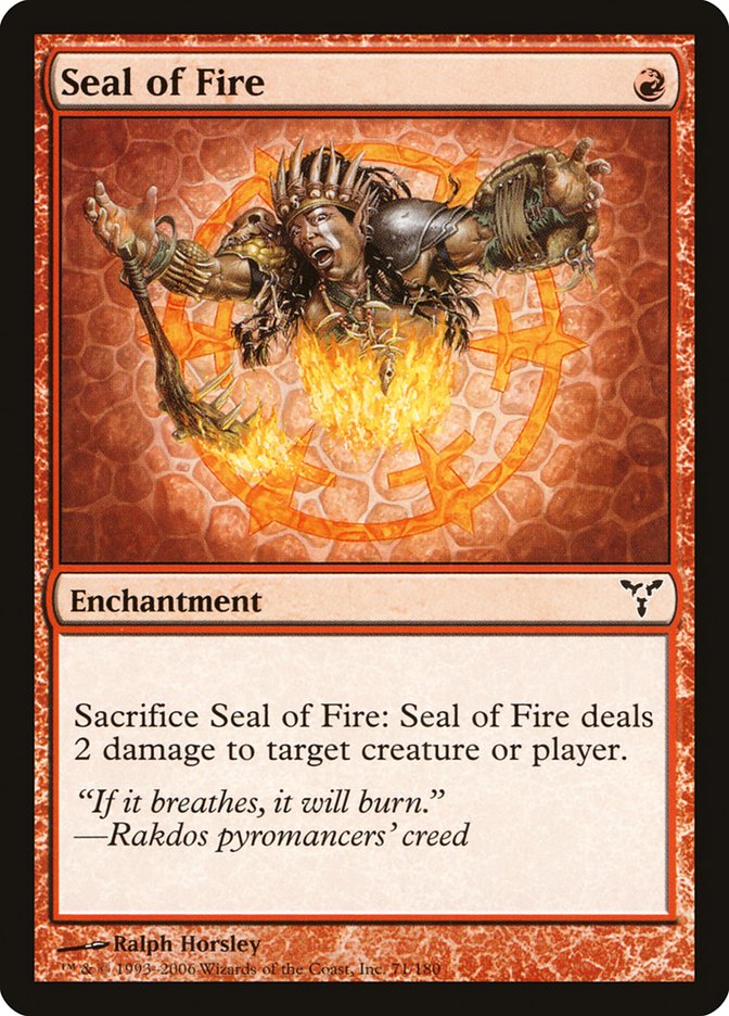 Seal of Fire [Dissension] | Deep Dive Games St. Marys