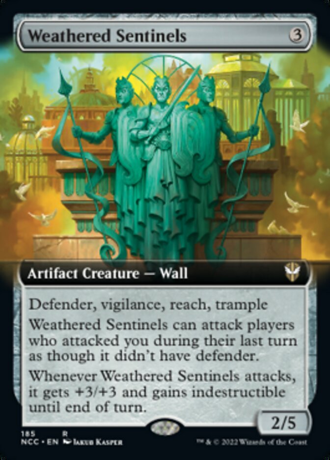 Weathered Sentinels (Extended Art) [Streets of New Capenna Commander] | Deep Dive Games St. Marys