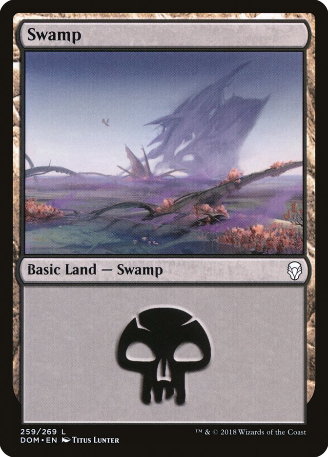 Swamp (259) [Dominaria] | Deep Dive Games St. Marys