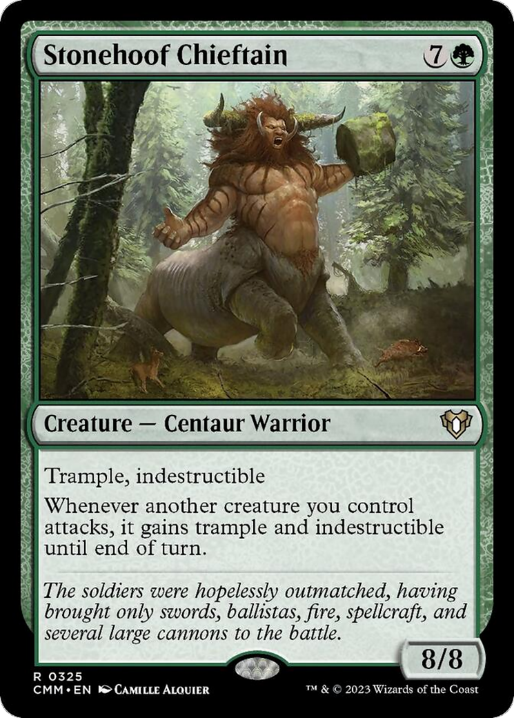 Stonehoof Chieftain [Commander Masters] | Deep Dive Games St. Marys