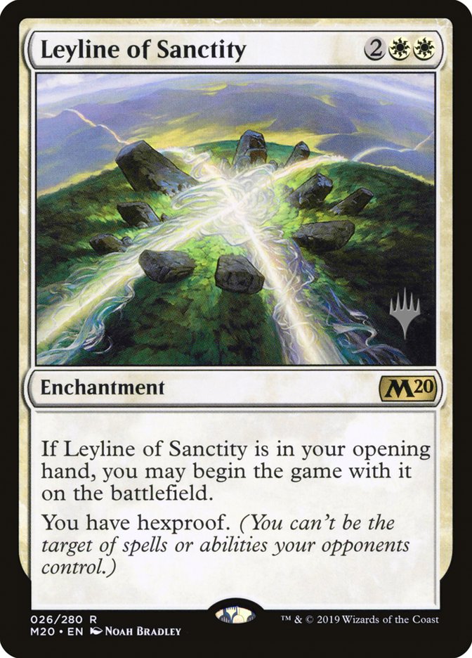 Leyline of Sanctity (Promo Pack) [Core Set 2020 Promos] | Deep Dive Games St. Marys