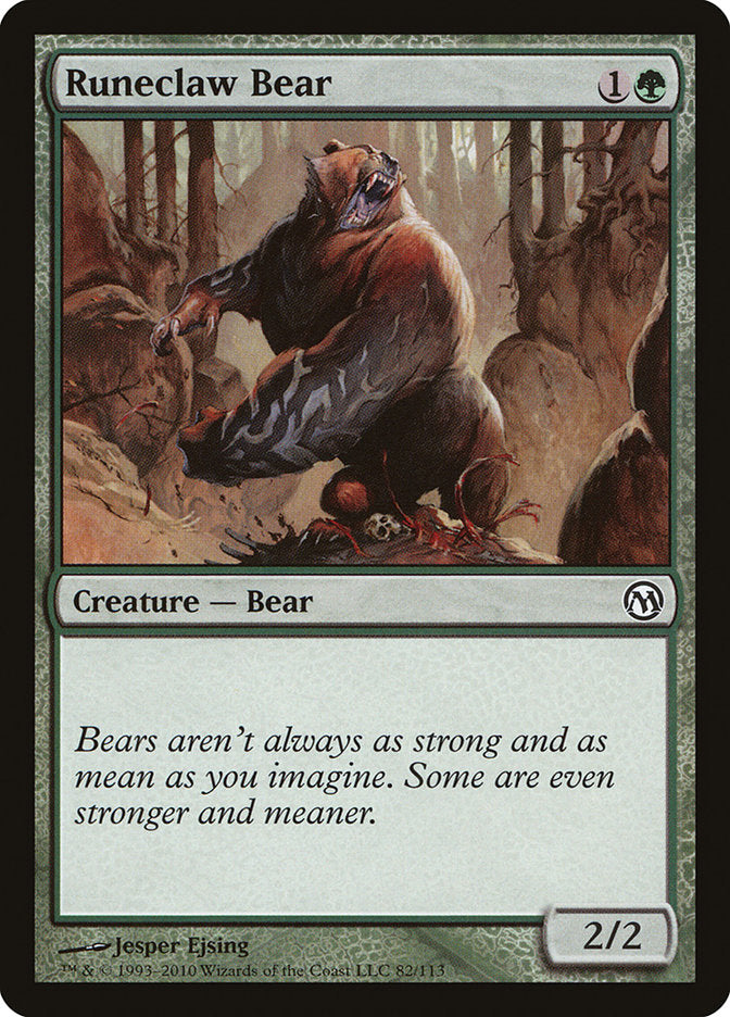 Runeclaw Bear [Duels of the Planeswalkers] | Deep Dive Games St. Marys