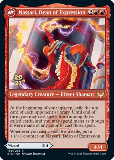 Uvilda, Dean of Perfection // Nassari, Dean of Expression [Strixhaven: School of Mages Prerelease Promos] | Deep Dive Games St. Marys