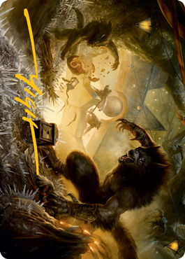 Storm the Festival Art Card (Gold-Stamped Signature) [Innistrad: Midnight Hunt Art Series] | Deep Dive Games St. Marys