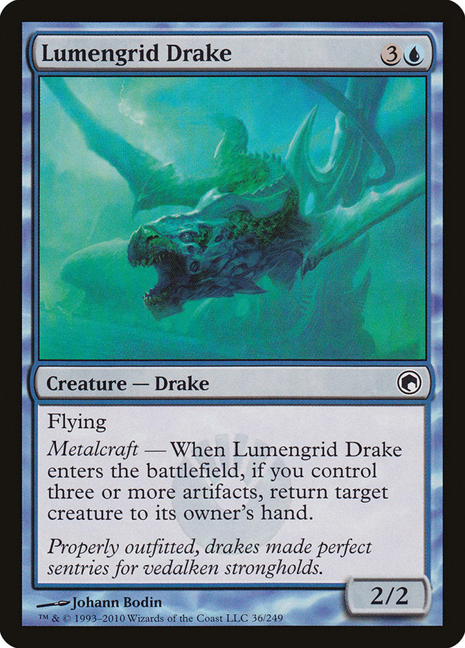 Lumengrid Drake [Scars of Mirrodin] | Deep Dive Games St. Marys