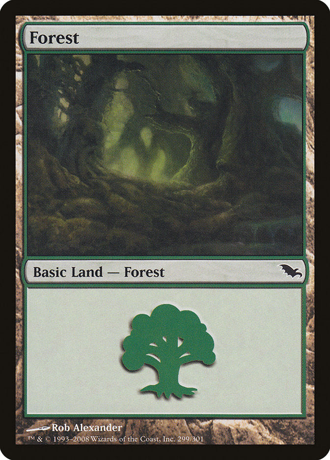 Forest (299) [Shadowmoor] | Deep Dive Games St. Marys