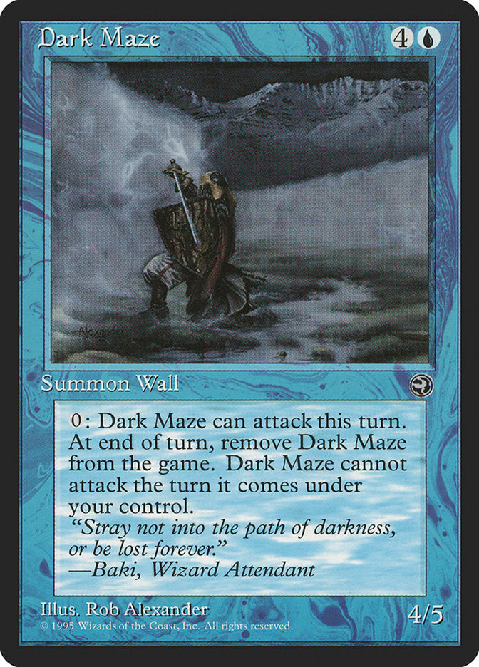 Dark Maze (Baki Flavor Text) [Homelands] | Deep Dive Games St. Marys