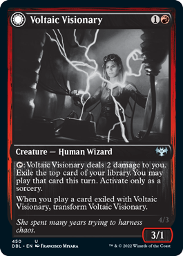 Voltaic Visionary // Volt-Charged Berserker [Innistrad: Double Feature] | Deep Dive Games St. Marys