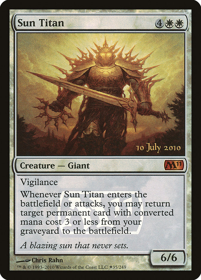 Sun Titan [Magic 2011 Prerelease Promos] | Deep Dive Games St. Marys