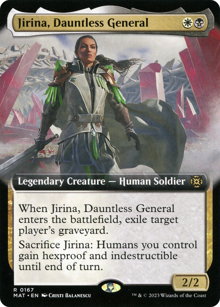 Jirina, Dauntless General (Extended Art) [March of the Machine: The Aftermath] | Deep Dive Games St. Marys