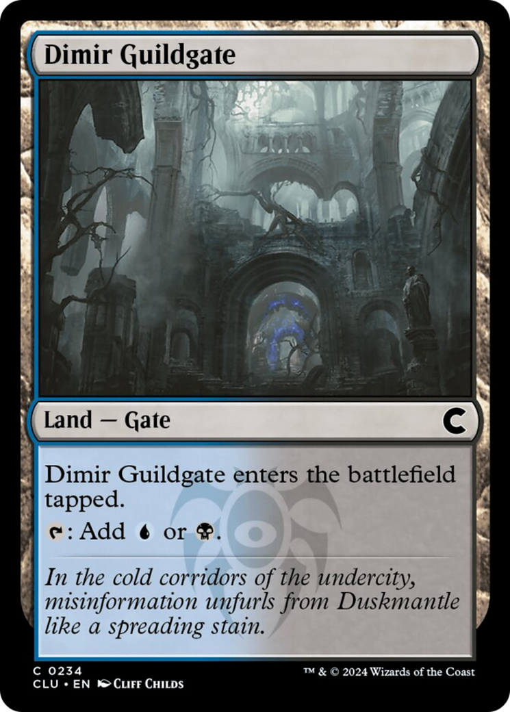 Dimir Guildgate [Ravnica: Clue Edition] | Deep Dive Games St. Marys