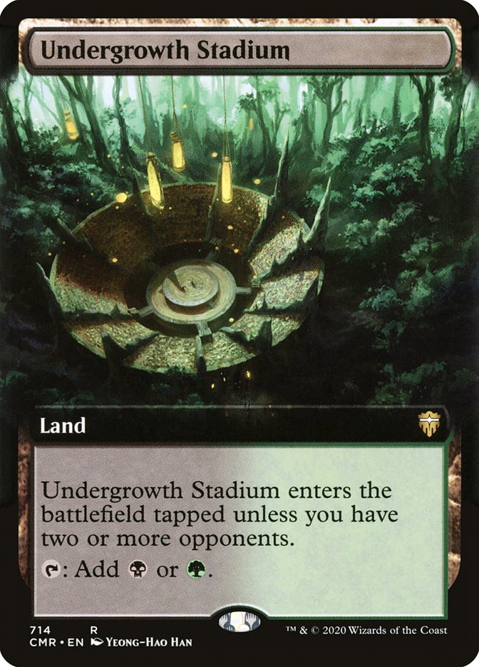 Undergrowth Stadium (Extended Art) [Commander Legends] | Deep Dive Games St. Marys