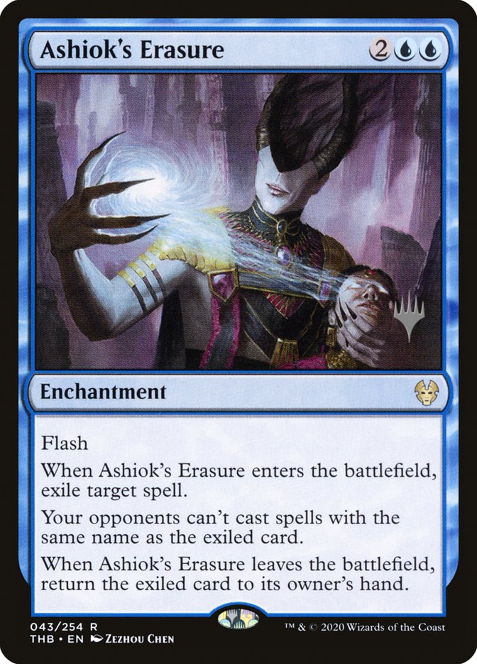 Ashiok's Erasure (Promo Pack) [Theros Beyond Death Promos] | Deep Dive Games St. Marys