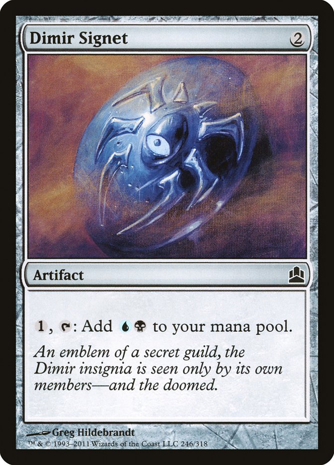Dimir Signet [Commander 2011] | Deep Dive Games St. Marys