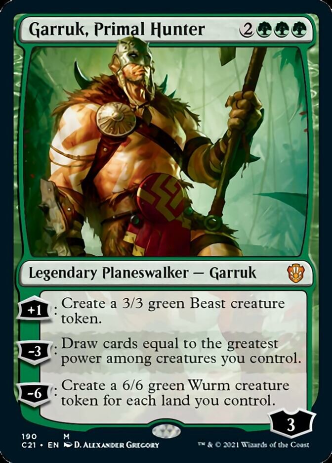 Garruk, Primal Hunter [Commander 2021] | Deep Dive Games St. Marys