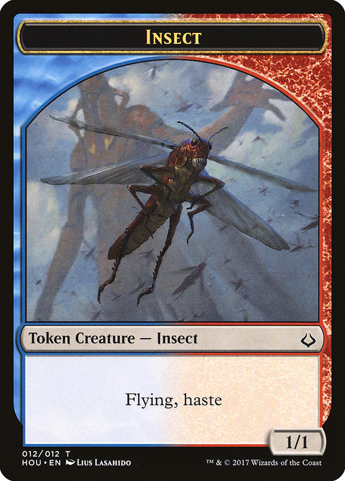 Champion of Wits // Insect Double-Sided Token [Hour of Devastation Tokens] | Deep Dive Games St. Marys