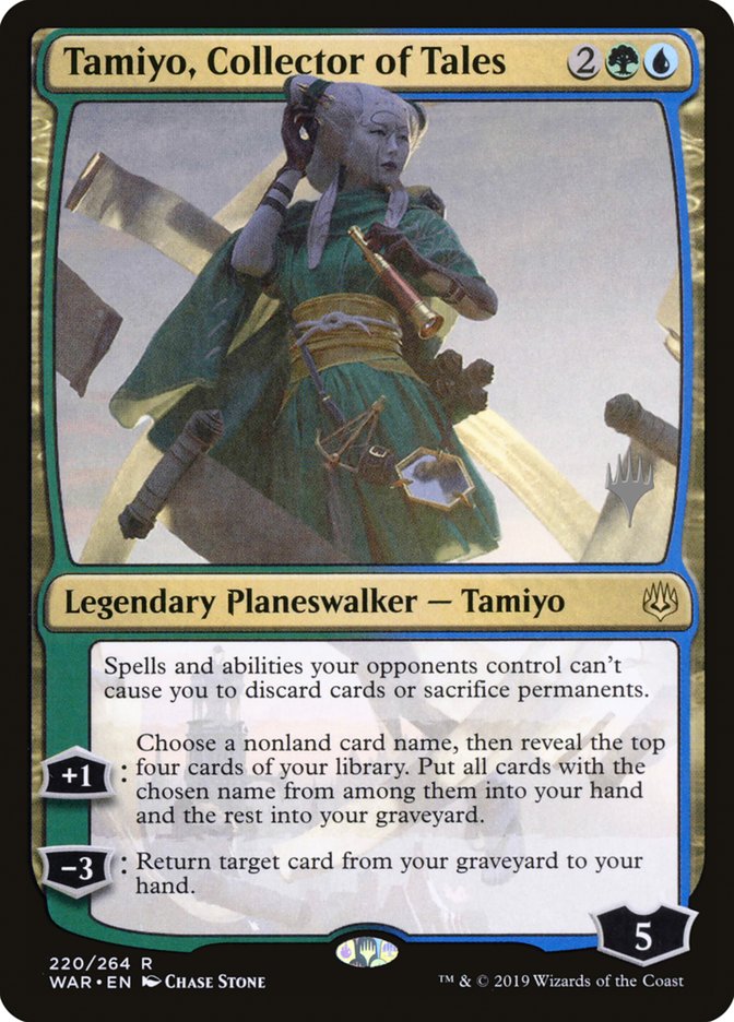 Tamiyo, Collector of Tales (Promo Pack) [War of the Spark Promos] | Deep Dive Games St. Marys