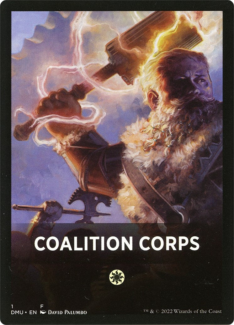 Coalition Corps Theme Card [Dominaria United Tokens] | Deep Dive Games St. Marys