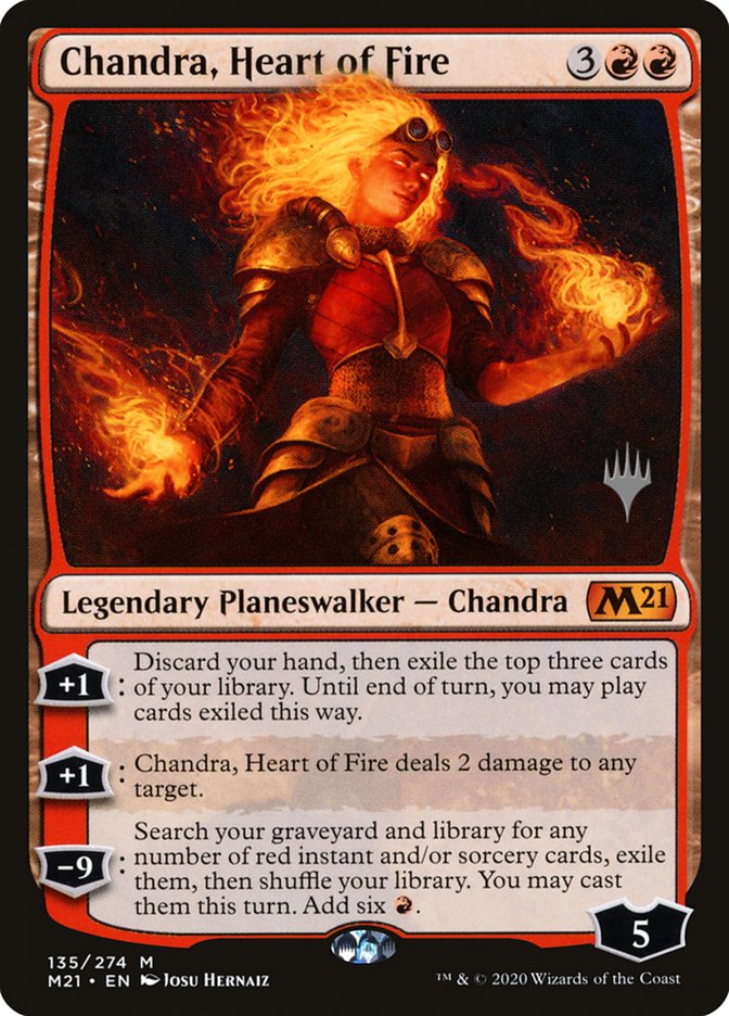 Chandra, Heart of Fire (Promo Pack) [Core Set 2021 Promos] | Deep Dive Games St. Marys