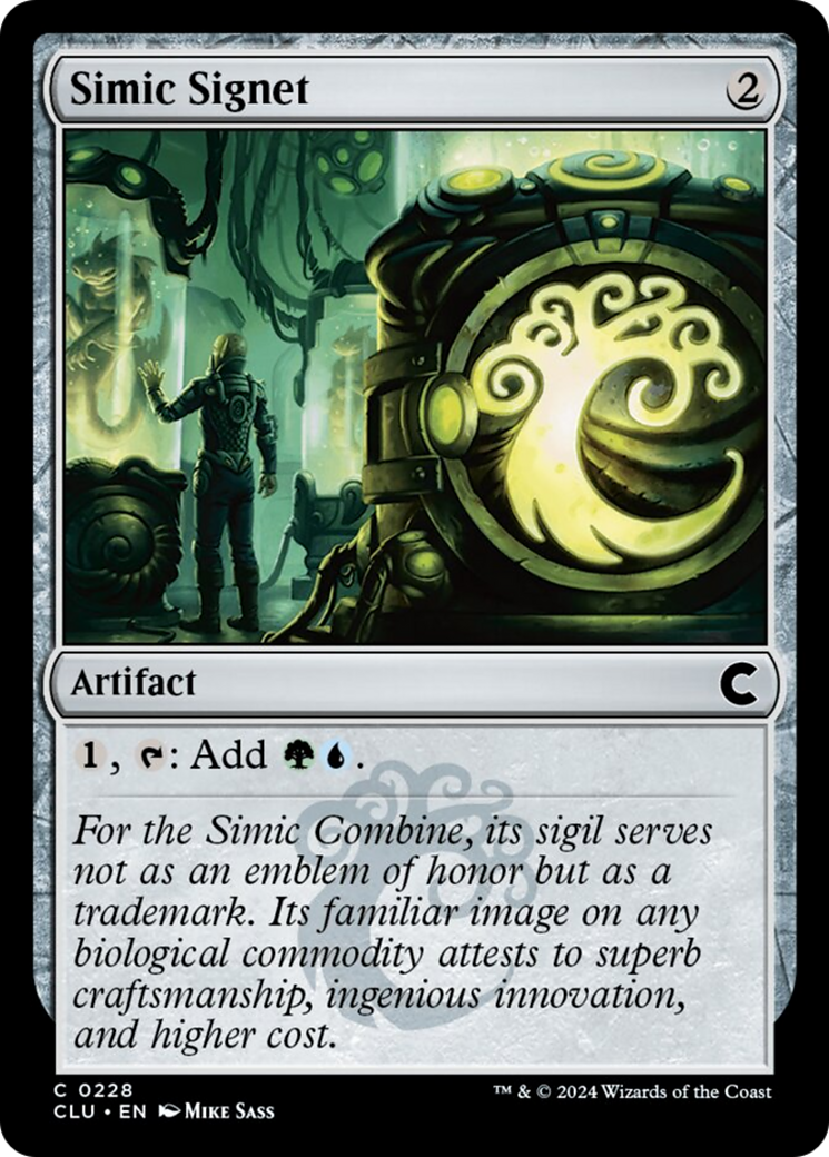 Simic Signet [Ravnica: Clue Edition] | Deep Dive Games St. Marys