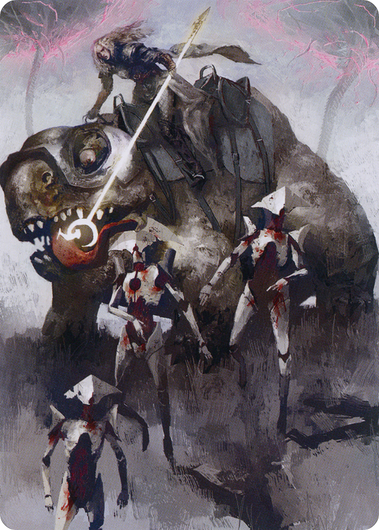 Thalia and The Gitrog Monster Art Card [March of the Machine Art Series] | Deep Dive Games St. Marys