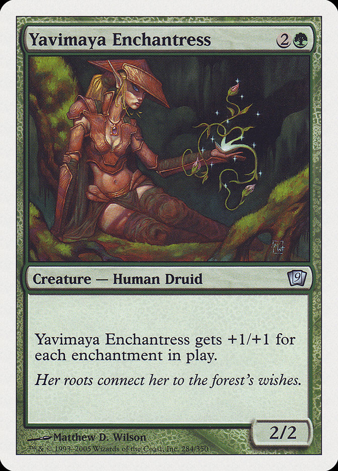 Yavimaya Enchantress [Ninth Edition] | Deep Dive Games St. Marys