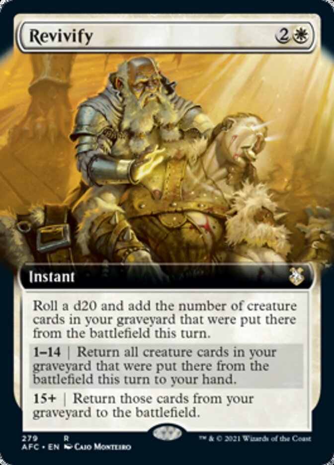 Revivify (Extended Art) [Dungeons & Dragons: Adventures in the Forgotten Realms Commander] | Deep Dive Games St. Marys