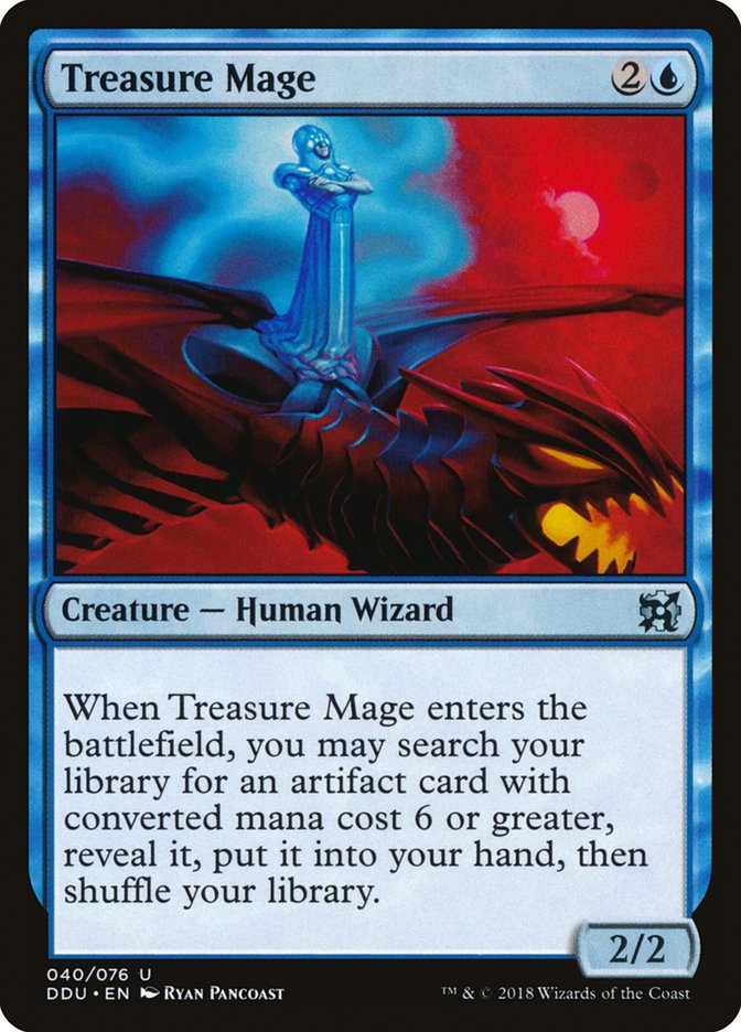 Treasure Mage [Duel Decks: Elves vs. Inventors] | Deep Dive Games St. Marys