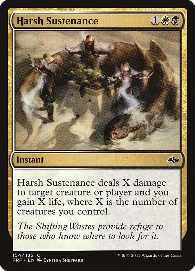 Harsh Sustenance [Fate Reforged] | Deep Dive Games St. Marys