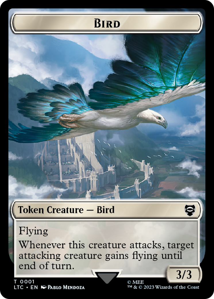 Bird // Goat Token [The Lord of the Rings: Tales of Middle-Earth Commander Tokens] | Deep Dive Games St. Marys