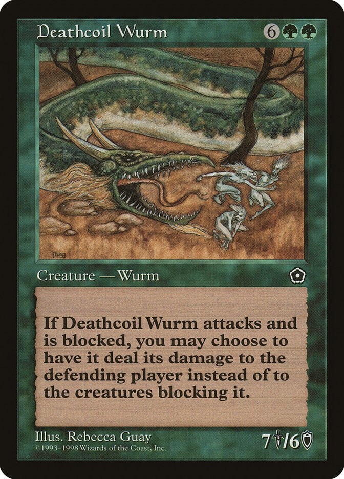 Deathcoil Wurm [Portal Second Age] | Deep Dive Games St. Marys