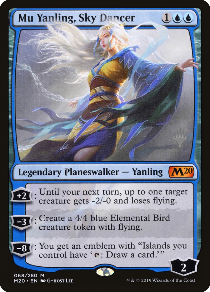 Mu Yanling, Sky Dancer (Promo Pack) [Core Set 2020 Promos] | Deep Dive Games St. Marys