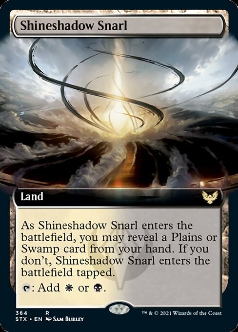 Shineshadow Snarl (Extended Art) [Strixhaven: School of Mages] | Deep Dive Games St. Marys