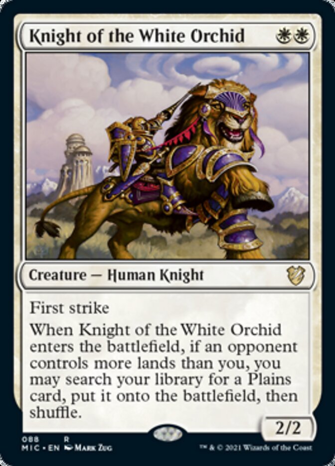 Knight of the White Orchid [Innistrad: Midnight Hunt Commander] | Deep Dive Games St. Marys