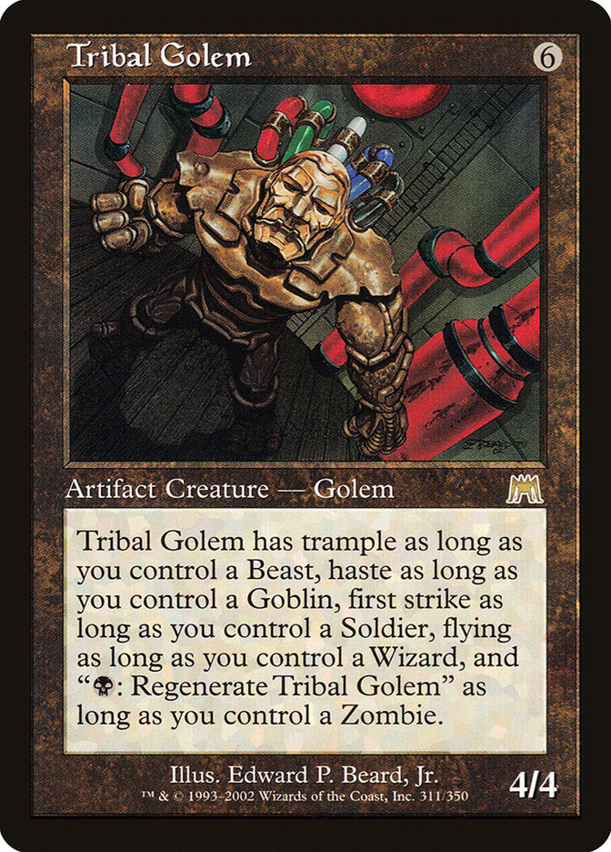 Tribal Golem [Onslaught] | Deep Dive Games St. Marys