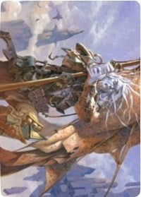 Sea Gate Banneret Art Card [Zendikar Rising Art Series] | Deep Dive Games St. Marys