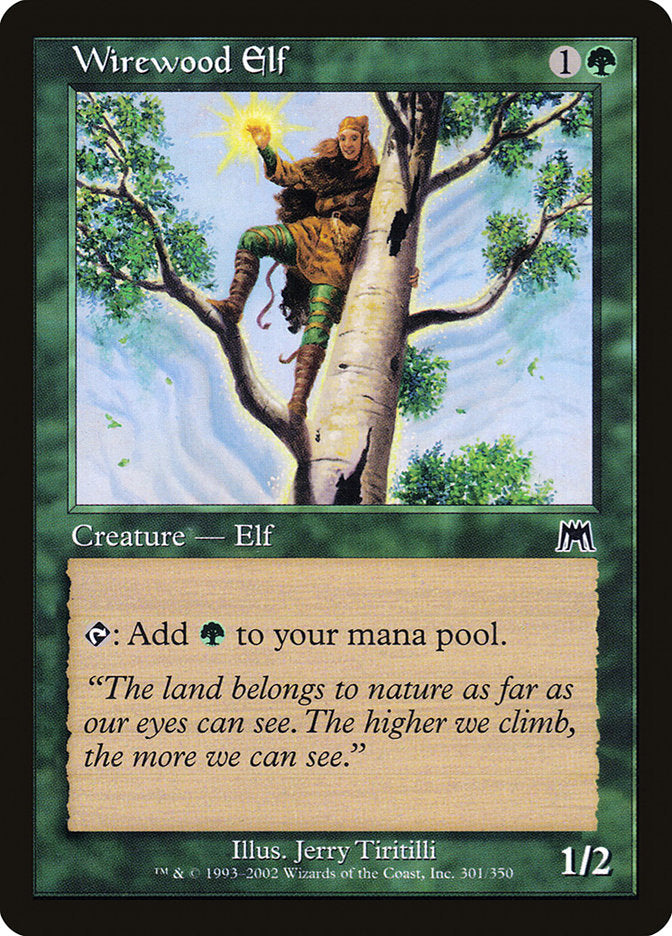 Wirewood Elf [Onslaught] | Deep Dive Games St. Marys