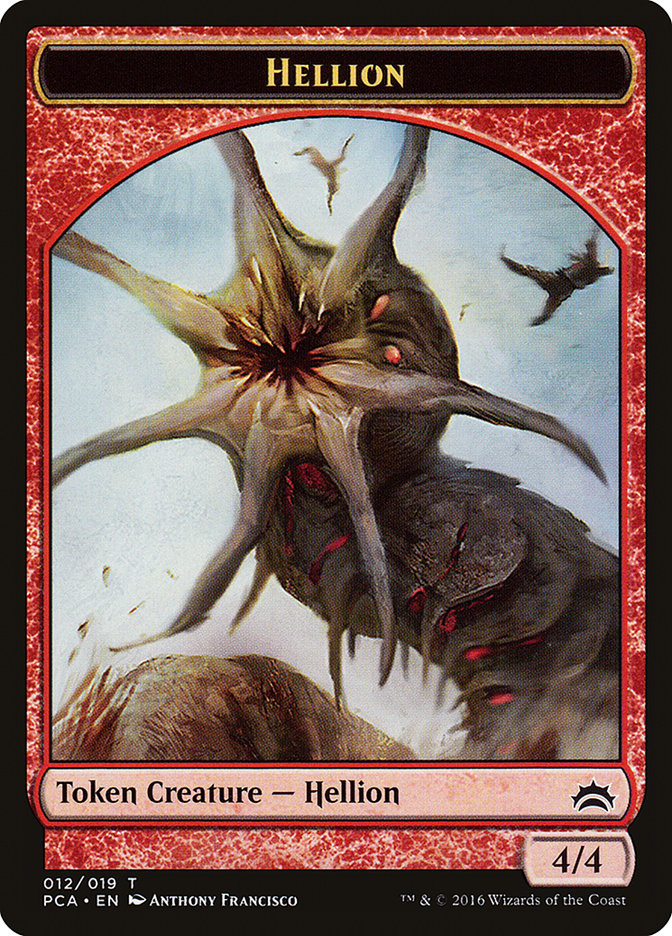 Hellion Token [Planechase Anthology Tokens] | Deep Dive Games St. Marys