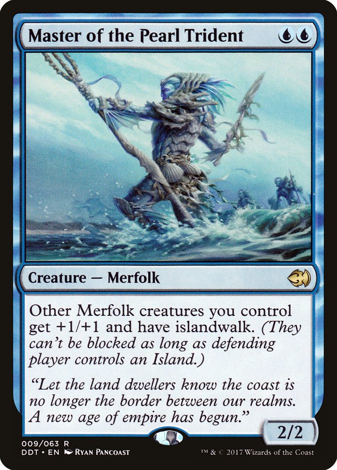 Master of the Pearl Trident [Duel Decks: Merfolk vs. Goblins] | Deep Dive Games St. Marys