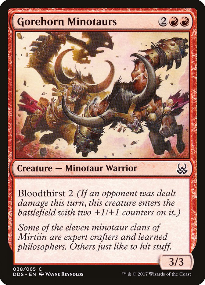 Gorehorn Minotaurs [Duel Decks: Mind vs. Might] | Deep Dive Games St. Marys