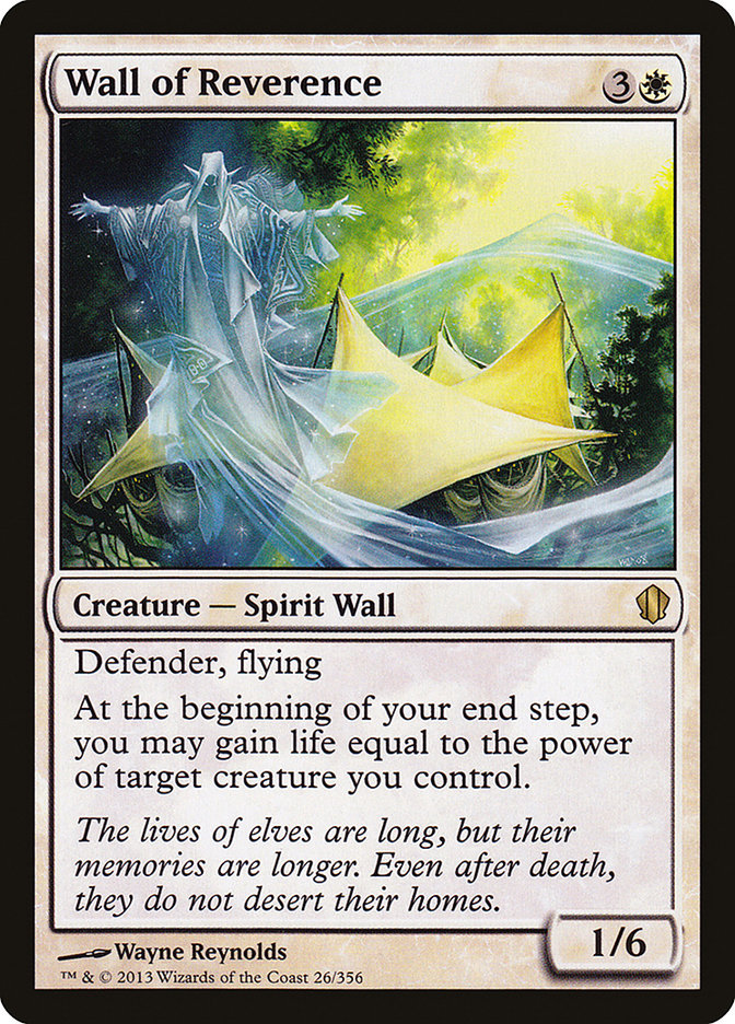 Wall of Reverence [Commander 2013] | Deep Dive Games St. Marys