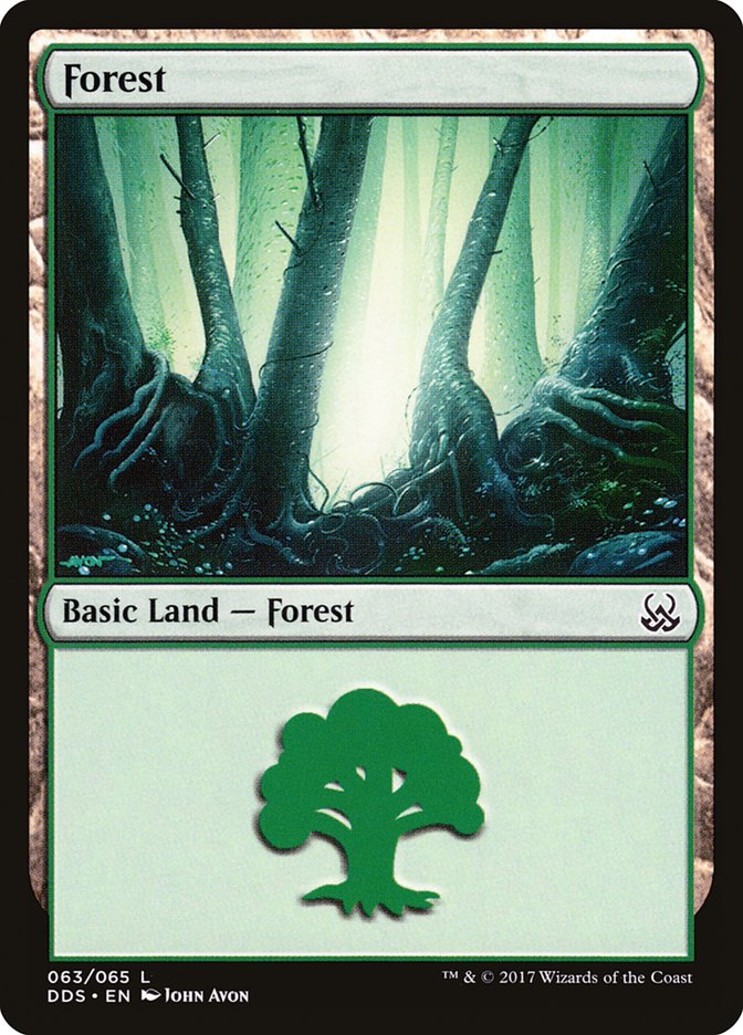 Forest (63) [Duel Decks: Mind vs. Might] | Deep Dive Games St. Marys