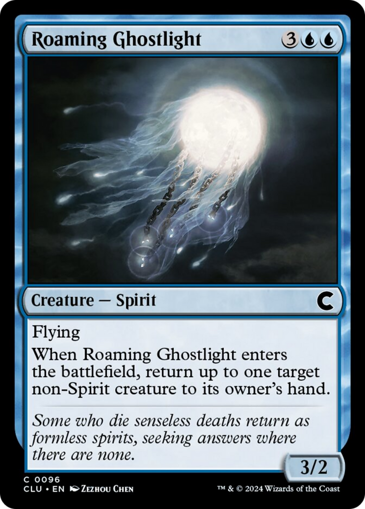 Roaming Ghostlight [Ravnica: Clue Edition] | Deep Dive Games St. Marys